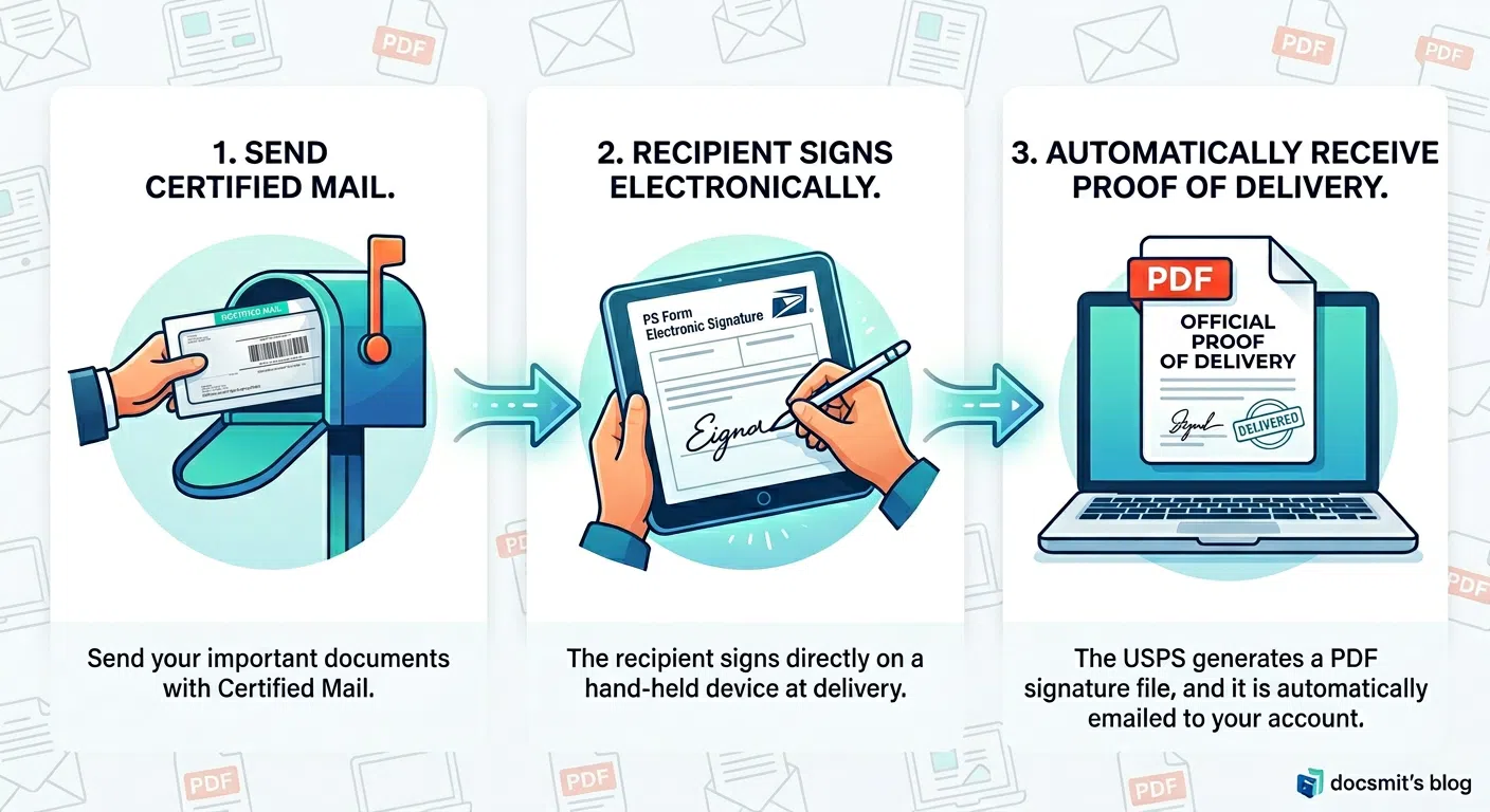 What is Certified, Return Receipt Electronic?